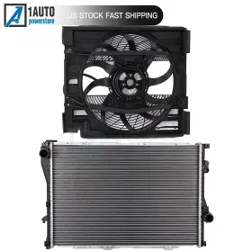 10298843 1autopowerstore Electric Radiator Cooling Fan Kit For 1999-2003 Bmw 540i 525i 530i M5 528i 4.4l