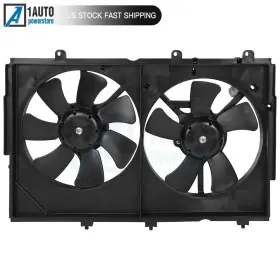 10535504 1autopowerstore Radiator Condenser Cooling Fan Assembly For 2003-2006 Mitsubishi Outlander 2.4l #3