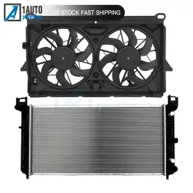 10663077 1autopowerstore Radiator Cooling Fan Kit For 2005-14 Chevrolet Suburban 1500 Gmc Yukon Cadillac