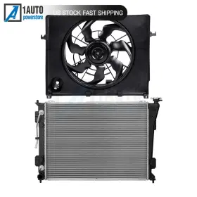 10667908 1autopowerstore Electric Radiator Cooling Fan Kit For 2011-2014 Kia Optima Hyundai Sonata 2.4l