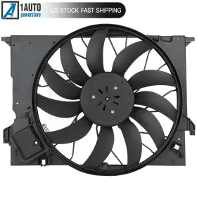 12924263 1autopowerstore Radiator Cooling Fan Assembly For 2005-2014 Mercedes-benz Cl600 Cl63 Amg S350