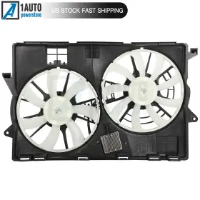 12949765 1autopowerstore Electric Radiator Condenser Fan Assembly For 2014-2018 Jeep Cherokee 3.2l 623850