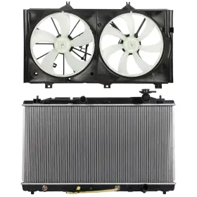13715689 4umotorcarparts Electric Radiator Cooling Fan Kit For 2009-2015 Toyota Venza 2005-2012 Avalon