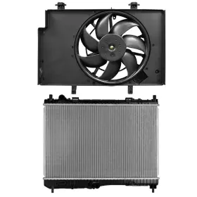 13715707 4umotorcarparts Electric Radiator Cooling Fan Kit For Ford Fiesta 1.6l L4 2011 12 13-2018 12v