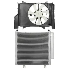 13733144 4umotorcarparts Electric Ac Condenser Cooling Fan Kit For Mitsubishi Mirage 2014-2015 1.2l L3