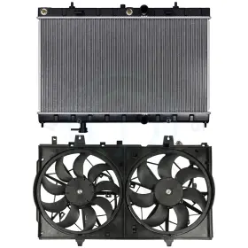4umotorcarparts 13775172 Electric Radiator Cooling Fan Kit For 2014 2015 2016-2019 Nissan Rogue 2.5l L4