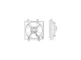85xg17k Action Crash Radiator Fan Assembly Fits 2005-2014 Subaru Legacy Outback