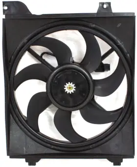K160911 Aftermarket Replacement New Radiator Cooling Fan For 2006-2007 Kia Rio Rio5 Left Side