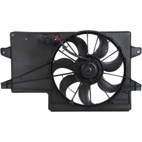 Repf160903 Aftermarket Replacement New Radiator Cooling Fan For 2008-2011 Ford Focus With Blade Motor And Shroud