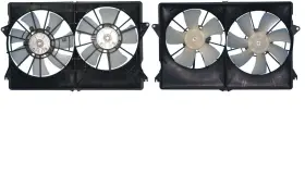 6015102 Agility Autoparts Dual Radiator And Condenser Fan Assembly