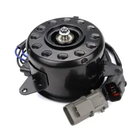 21487-1ka0e Aiwgiw Fan Motor Cooling Radiator Black For 2012-2019 Nissan Versa 2014-2019 Note