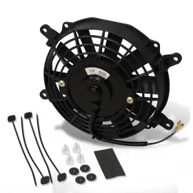 Rd-fan-107bk-ama-l2 Ajp Distributors 7 Inch 12v 80w Electric Slim Push Pull Radiator Fan Low Profile