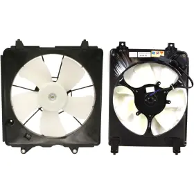 Arbh160904 All Autoparts Express Cooling Fan Assemblies Set Fits 2006-2011 Honda Civic