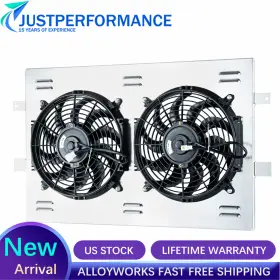 2334 Alloyworks 28 Inch Shroud Electric Fan Relay For 1999-2013 Chevy Silverado 1500 2500 Gmc Sierra