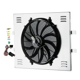 Cu13200 Alloyworks For 2011-2021 18 Jeep Grand Cherokee Dodge Durango Aluminum Shroud Electric Fan