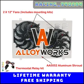 Dpi951 Alloyworks Quality Shroud Fan Fits Chevy Camaro Pontiac Firebird Trans Am V8 1982-1992