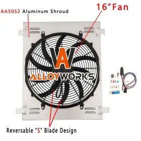Sl-124c-at Alloyworks New Aluminum Shroud Fan Relay For Ford 1932 Hi Boy Street Rod Rat