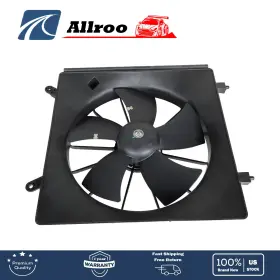 Alu2885653 Allroo Fit For Honda Cr-v 2.4l 2002 2003 2004 2005 2006 Radiator Cooling Fan Left Side