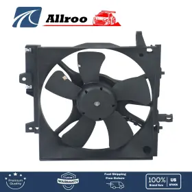 Alu3342232 Allroo For Subaru Forester 1999-2002 Impreza Radiator Cooling Fan With Shroud Assembly