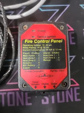 017317 Amerex Transit Bus Micro Smvs Fire Control Panel #017317 Service / Fault Alert #2