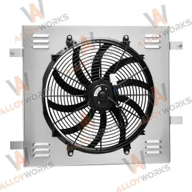 Asi Performance 13754 Dpi13754 Cu13754 Aluminum Shroud Fan Kits For 2018- 22 Jeep Wrangler 2.0 / 2020-22 Gladiator 3.0l