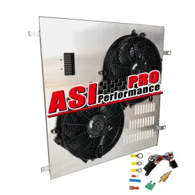 2741 Asi Performance Radiator Shroud Fan Fit 2003-2007 Ford F250/f350/f450/f550 6.0l Powerstroke