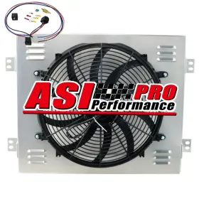 6062 Asi Performance Aluminum Radiator Fan Shroud Fit 1960-1962 Chevy Apache Pickup Truck Gmc Hot