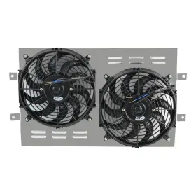 8010289 Asi Performance Aluminum Radiator Shroud 12 Inch Fan Fits 1963-1968 1965 Chevy Chevelle Impala E