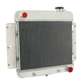 Asi Performance Cc255 Ec255 4 Row Aluminum Radiator For 1962-1966 67 Chevrolet Chevy Ii Nova 3.2l 4.1l/4.4l