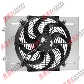 Dpi255 Asi Performance Aluminum Shroud 14ftft Fan Relay Fits 1962-1967 1966 Chevy Nova Ii Inline Cc255