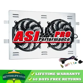 Rad2334 Asi Performance Q2334 Cu2334 Dpi2334 Aluminum Radiator Shroud Fan Fits 1999-2012 2010 Chevy Silverado 1500 2500 Tahoe #2