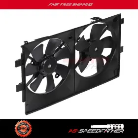 As16148801s Asspeedfat Dual Cooling Fan For 2008 2009 2010-2017 Mitsubishi Lancer T622450