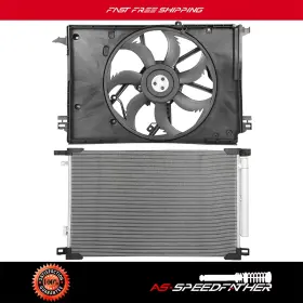 Asp84824401 Asspeedfat A/c Condenser And Radiator Cooling Fan Assembly For 19 20-2021 Toyota Rav4 2.5l