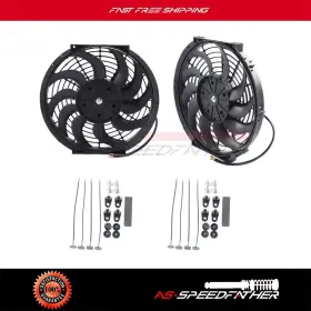 As826254b01s Asspeedfather Engine Condenser Radiator Cooling Fan For Universal 12 Inch Push Pull