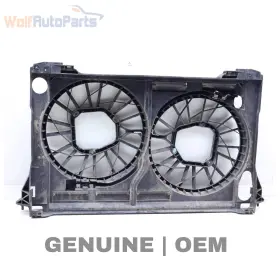 4e0121205b Audi 2004-2010 A8 W12 D3 - Radiator Dual Fan Cowl / Housing