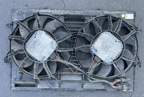 4h0-121-003 Audi 12-18 A6 A7 Q5 C7 C7.5 Front Cooling Radiator Fan Shroud Unit Assembly Oem #2