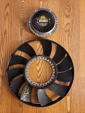 4z7121301 Audi 01 02 03 04 05 Allroad 2.7 Engine Fan Blade Clutch Genuine Oem