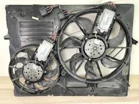 7l0959455f Audi 2011-2015 Q7 3.6 Engine Radiator Cooling Fan Assembly With Shroud #2