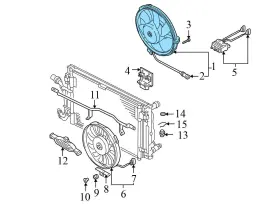 8d0959455p Audi 2001-2005 Vw Passat - Electric Cooling Fan #3