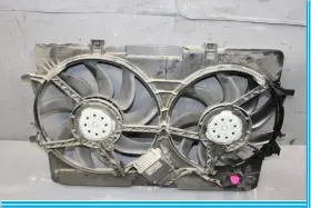 8k0121003 Audi 09-16 A4 Radiator Dual Cooling Fan Shroud Assembly With Module Oem