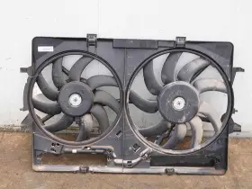 8k0121003p Audi 2008 - 2017 A5 8t Radiator Dual Fan Shroud Electric Motor Oem