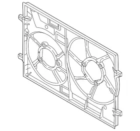8w0-121-207-c Audi Genuine Shroud
