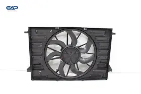 8w0121003b Audi E-tron Radiator Cooling Fan Shroud With Motor Oem 2019 - 2023
