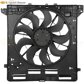12846339 Auspartshouse Electric Radiator Fan Assembly For 2020-2023 Lincoln Aviator Ford Explorer 3.0l