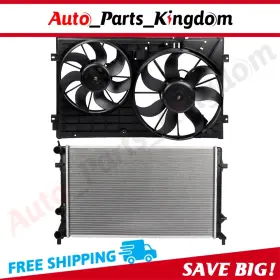 12867496 Auto Parts Kingdom Electric Radiator Cooling Fan Kit For 2011-2014 Volkswagen Beetle Jetta 12867496 Auto Parts Kingdom Electric Radiator Cooling Fan Kit For 2011-2014 Volkswagen Beetle Jetta