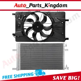 12899171 Auto Parts Kingdom Electric Ac Condenser Cooling Fan Kit For 2011-2015 Chevrolet Cruze Buick 12899171 Auto Parts Kingdom Electric Ac Condenser Cooling Fan Kit For 2011-2015 Chevrolet Cruze Buick