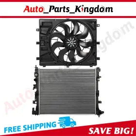 12959780 Auto Parts Kingdom Electric Engine Radiator Cooling Fan Kit For 2020-2022 Chevrolet Equinox Gmc