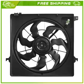 A183353top Auto Parts Top Replacement Aluminum Radiator Fan Fit For 2014 2015-2018 Hyundai Santa Fe Sport A183353top Auto Parts Top Replacement Aluminum Radiator Fan Fit For 2014 2015-2018 Hyundai Santa Fe Sport