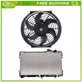 A821730top Auto Parts Top Fit For 92-93 Mazda Miata 1.6l 94-97 1.8l Cooling Fan And Radiator Kit