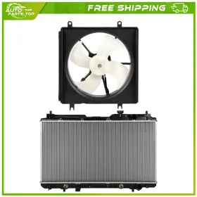 A837415top Auto Parts Top Cooling Fan And Radiator Assembly Kit For 1997 1998 1999 2000 2001 Honda Cr-v